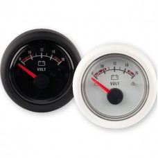 Voltmeter 8-16V black