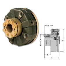 Centaflex AM140- excl.hub-M