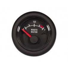 Waste water gauge 24V black