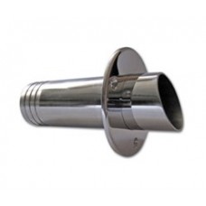 Transom exhaust connection S/S polished ø 90mm