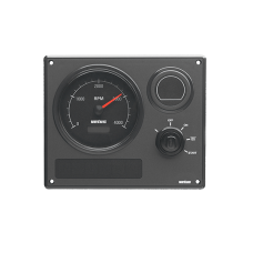 Engine panel type MP21, 12V, with black dials