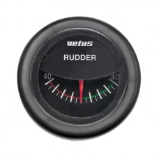 Rudder position indicator black 12/24V